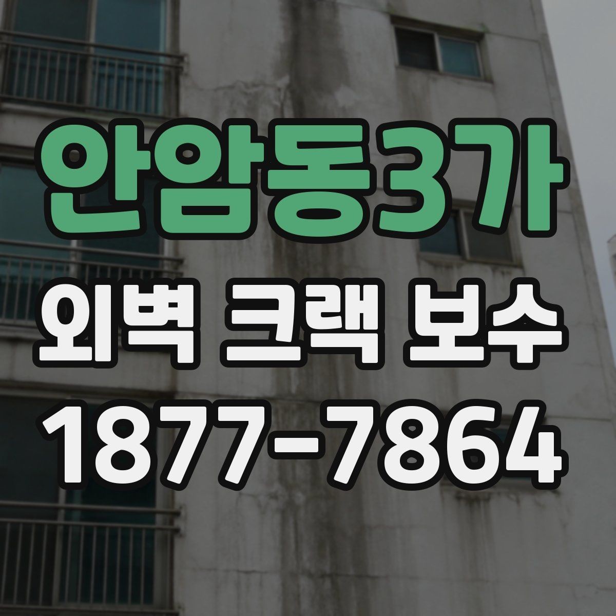 안암동3가 외벽 크랙 보수 후 하자 보증은 어떻게 확인할까
