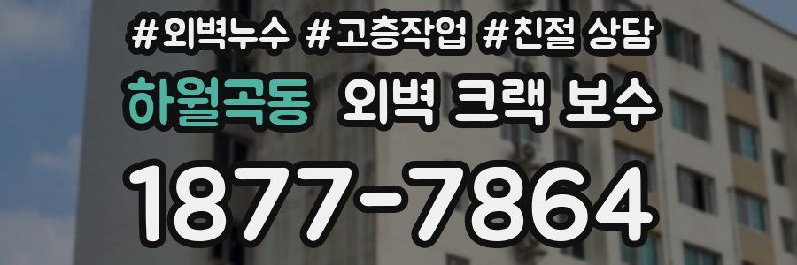하월곡동 외벽 크랙 보수