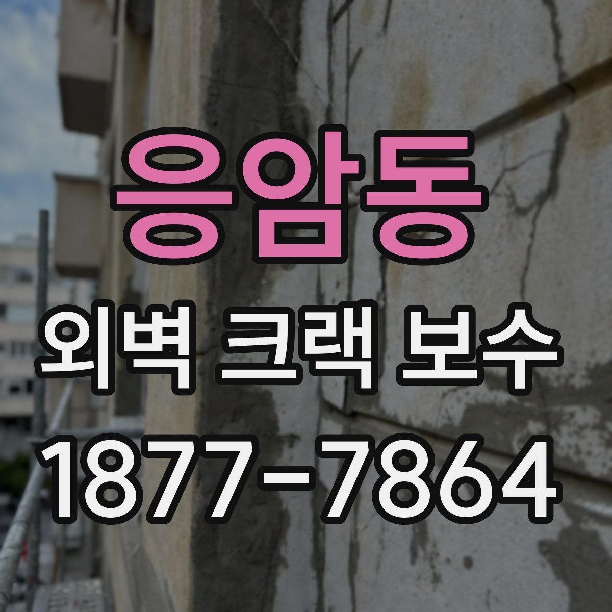 응암동 외벽 크랙 보수