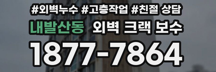 내발산동 외벽 크랙 보수