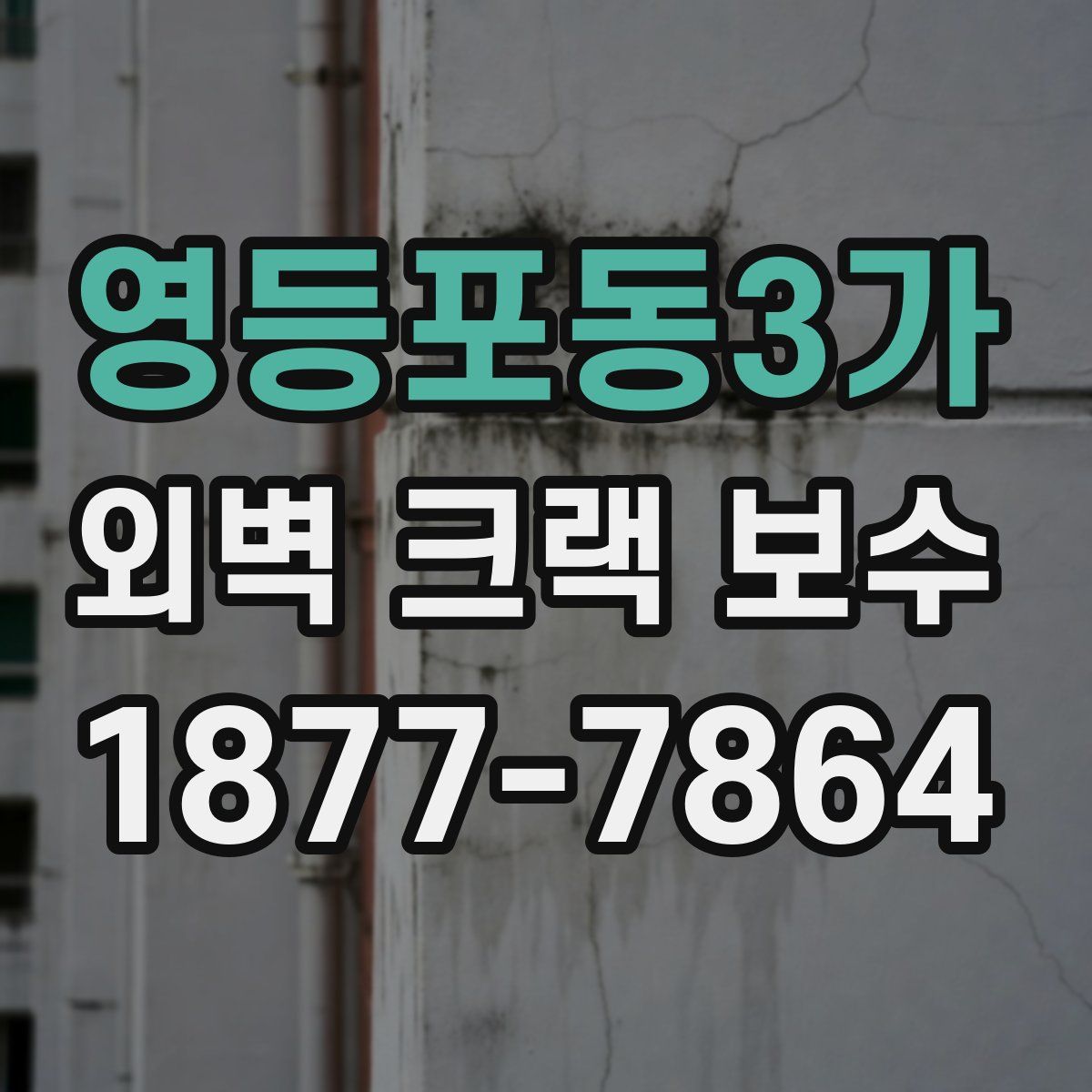 영등포동3가 외벽 크랙 보수