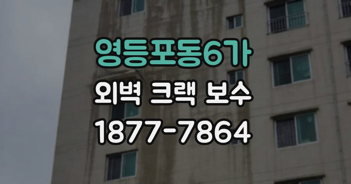 영등포동6가 외벽 크랙 보수