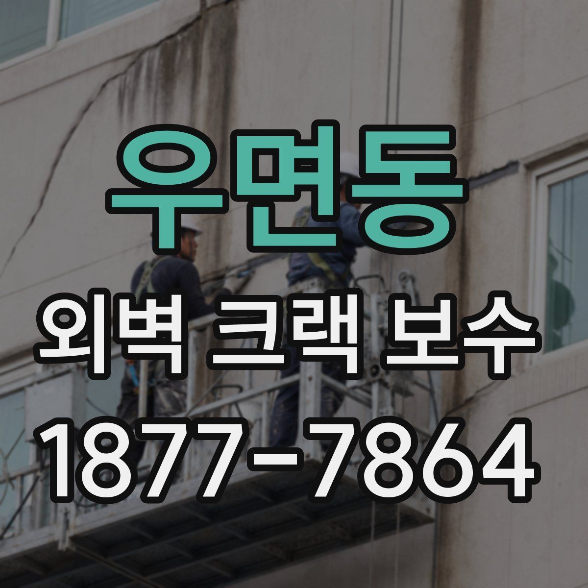 우면동 외벽 크랙 보수