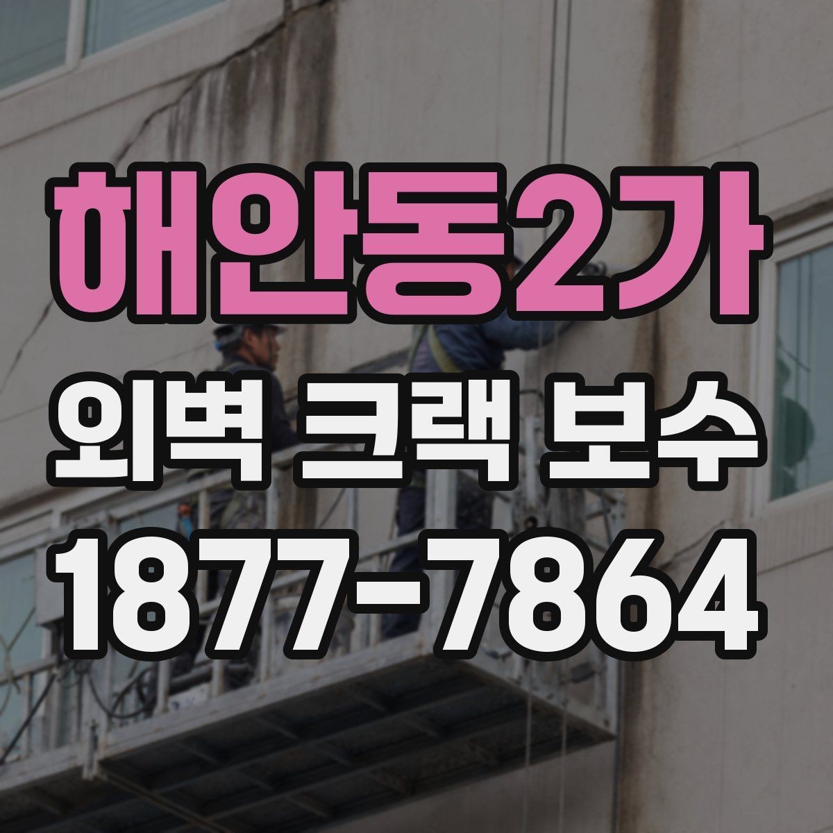 해안동2가 외벽 크랙 보수 재료 선택, 어떤 차이가 있을까
