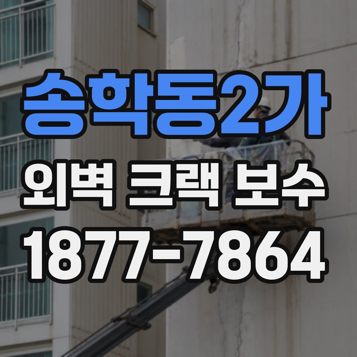 송학동2가 외벽 크랙 보수