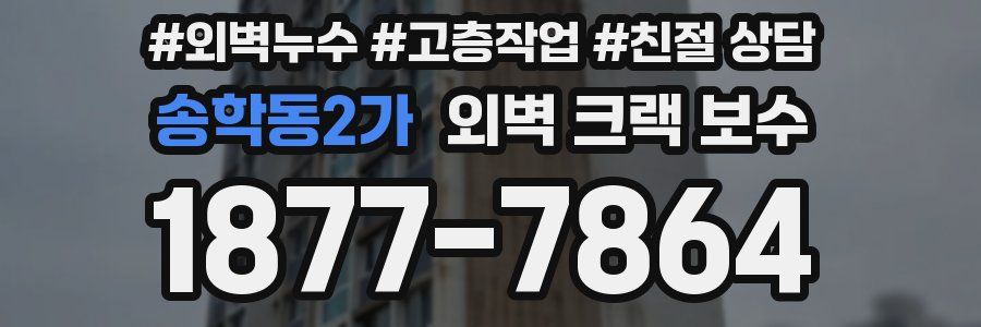 송학동2가 외벽 크랙 보수