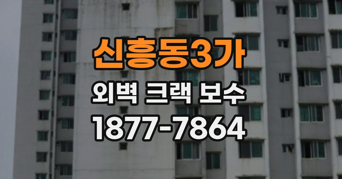 신흥동3가 외벽 크랙 보수