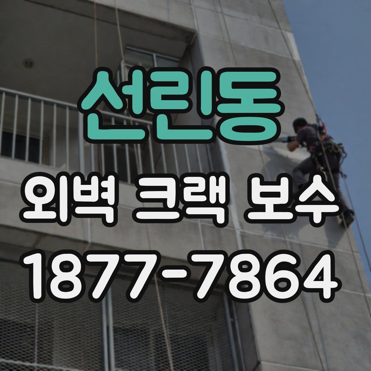 선린동 외벽 크랙 보수