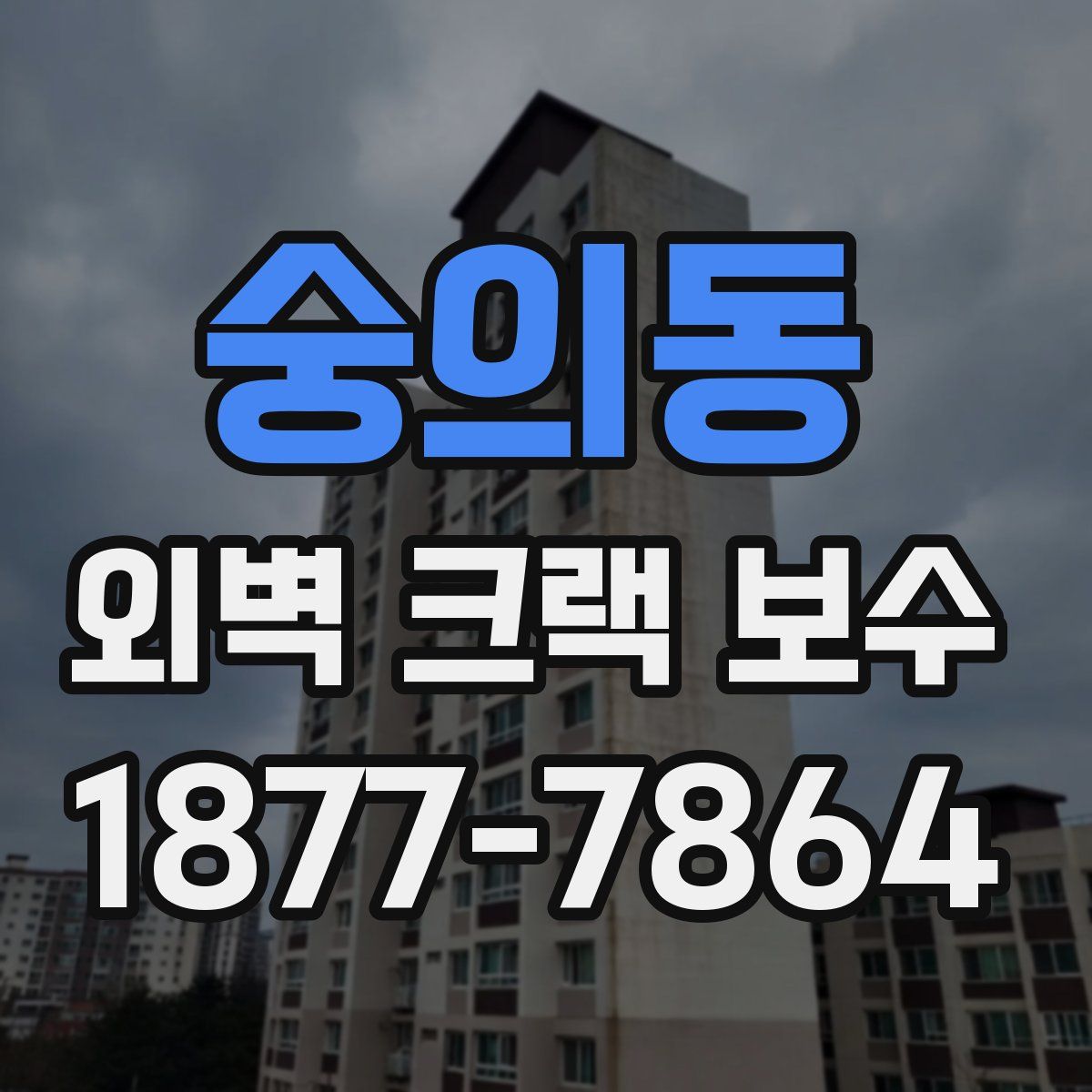 숭의동 외벽 크랙 보수