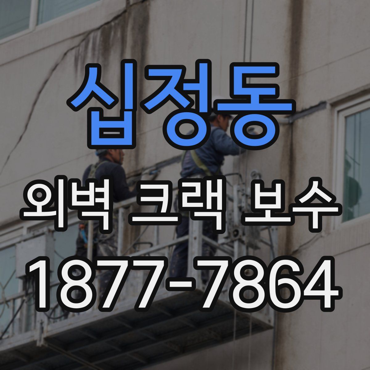 십정동 외벽 크랙 보수