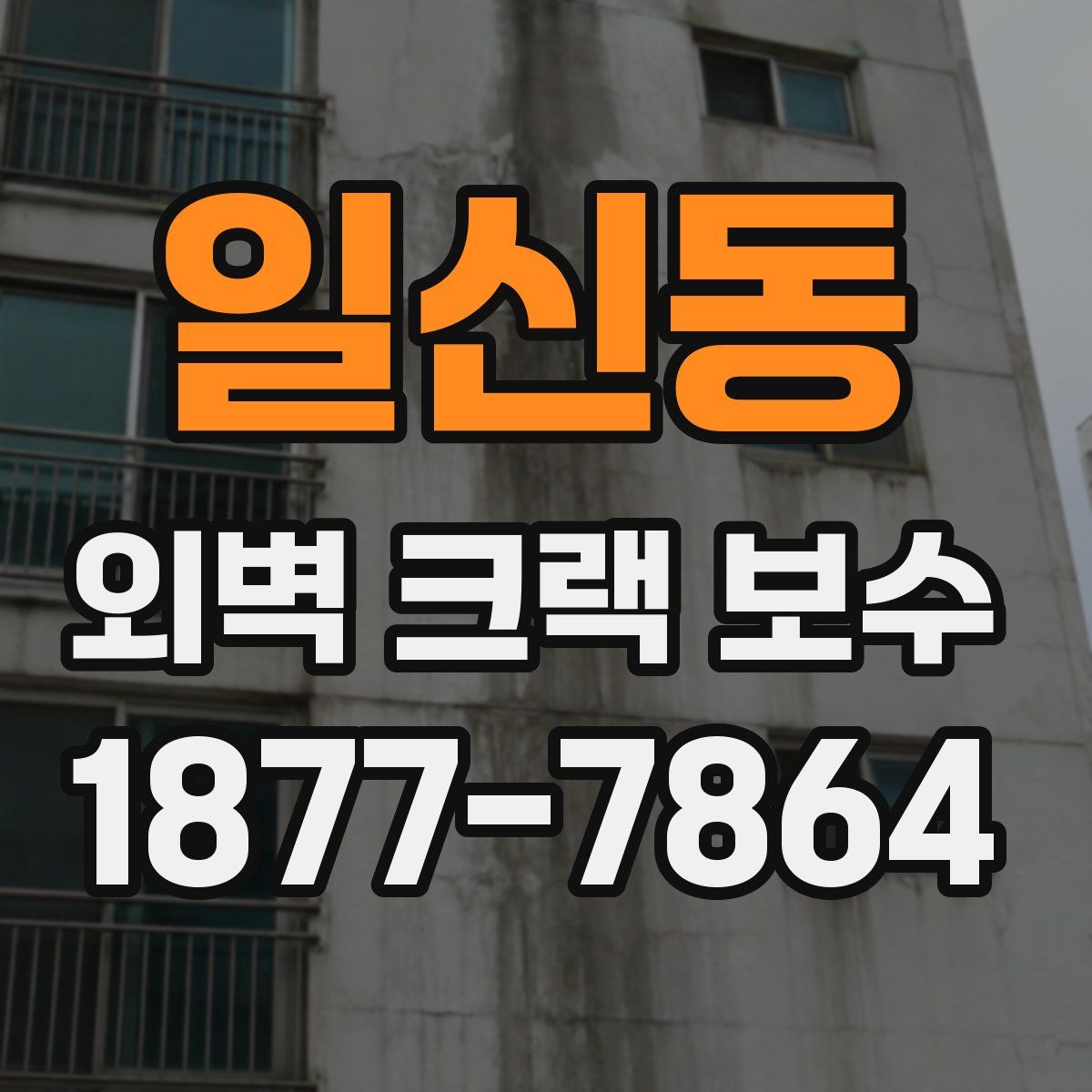 일신동 외벽 크랙 보수