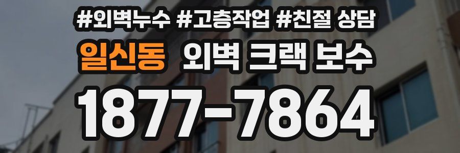 일신동 외벽 크랙 보수