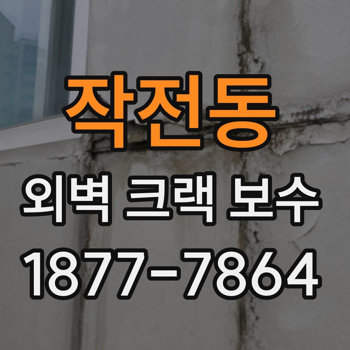 작전동 외벽 크랙 보수