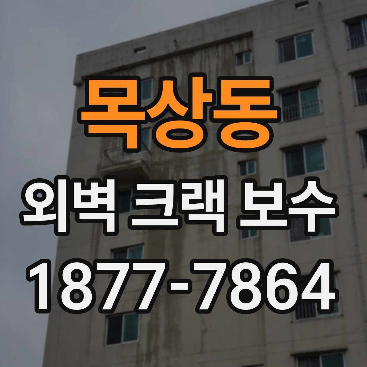 목상동 외벽 크랙 보수 비용은 어떻게 산정될까