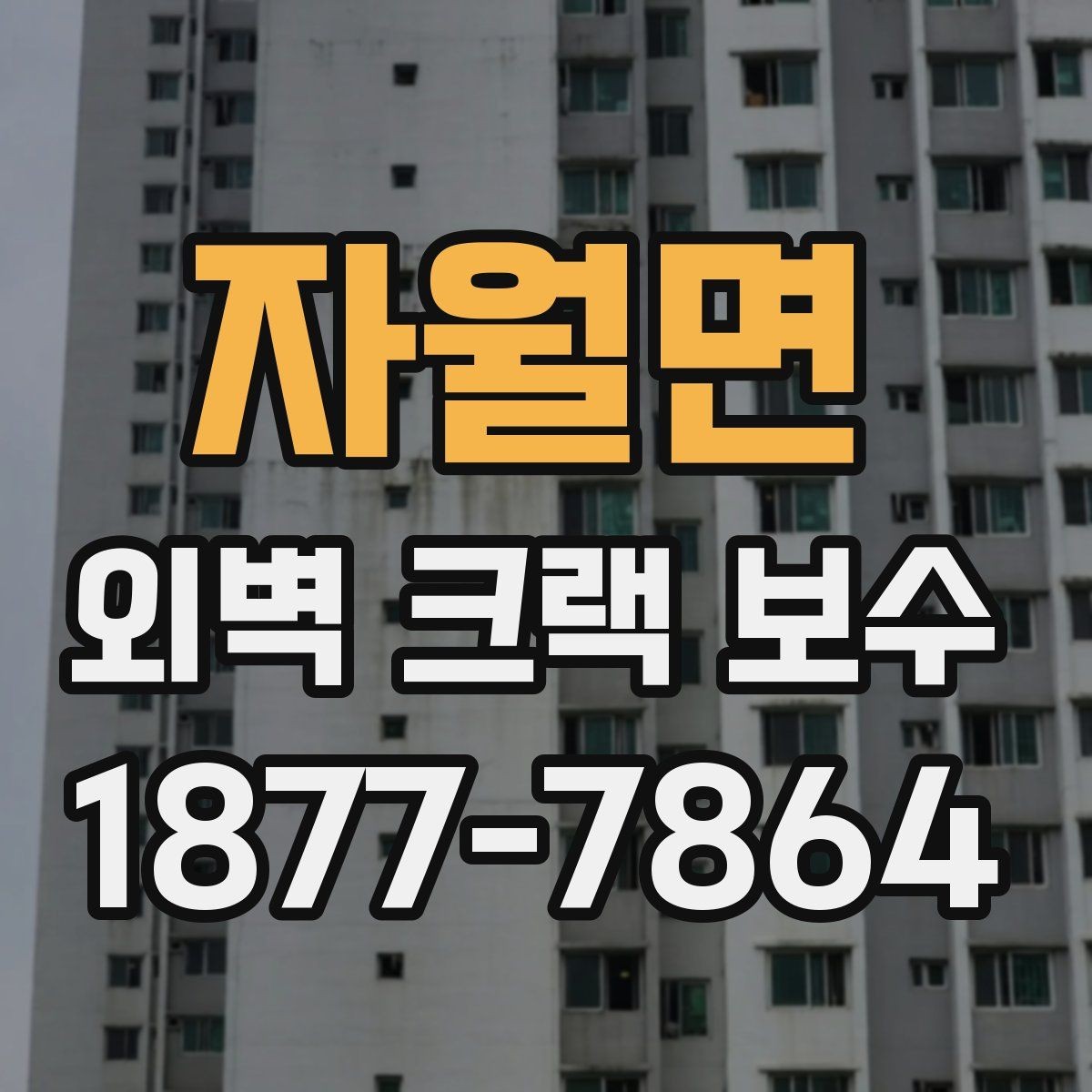 자월면 외벽 크랙 보수 공사 기간은 얼마나 걸릴까