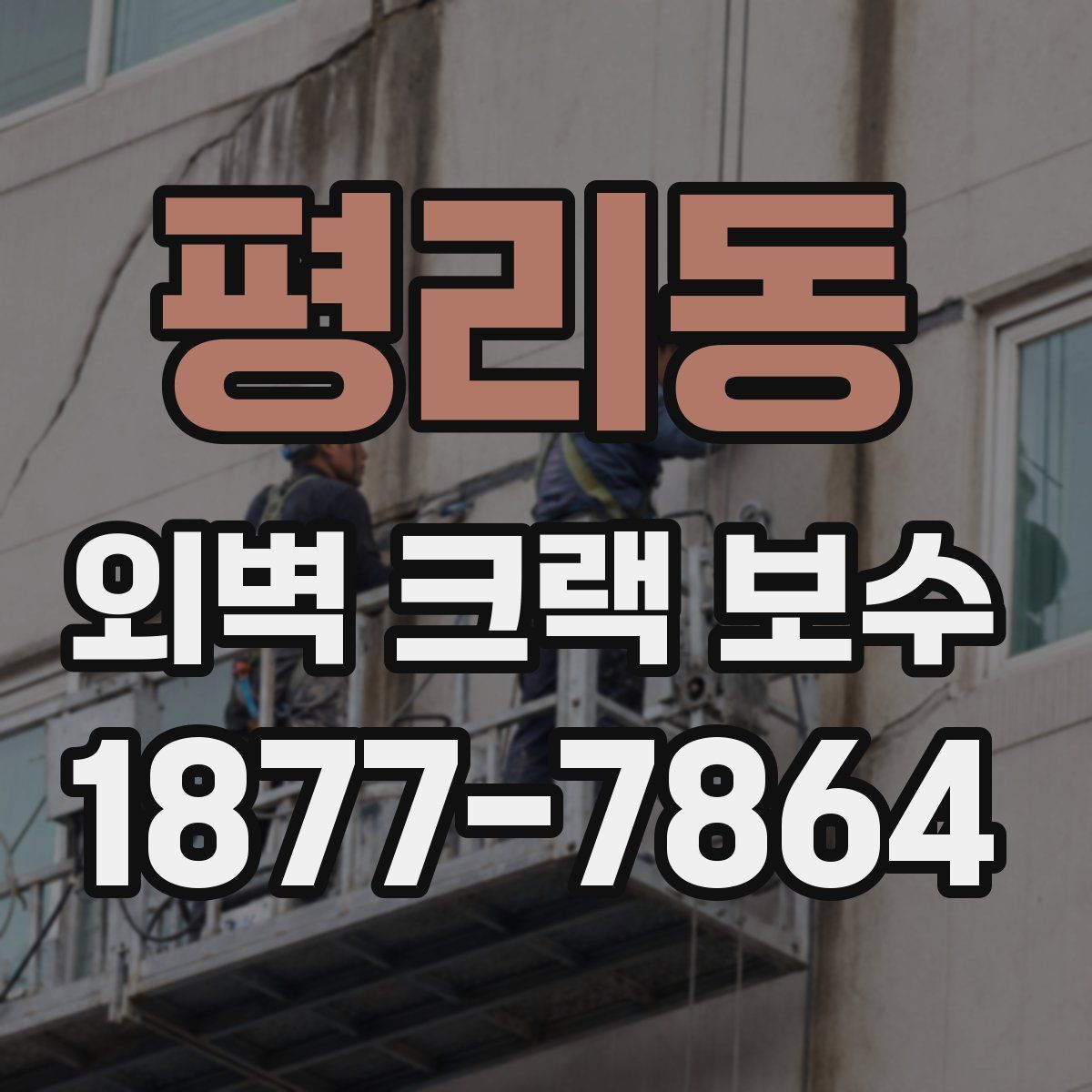 평리동 외벽 크랙 보수