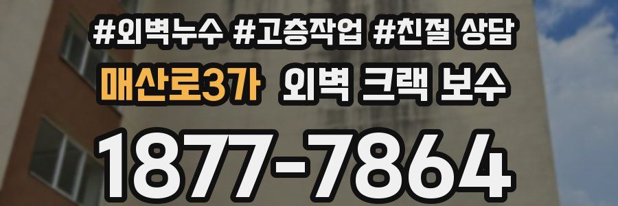 매산로3가 외벽 크랙 보수