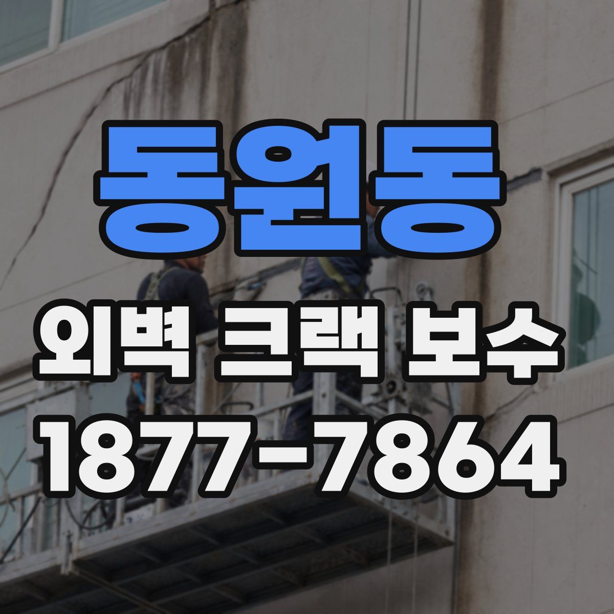 동원동 외벽 크랙 보수