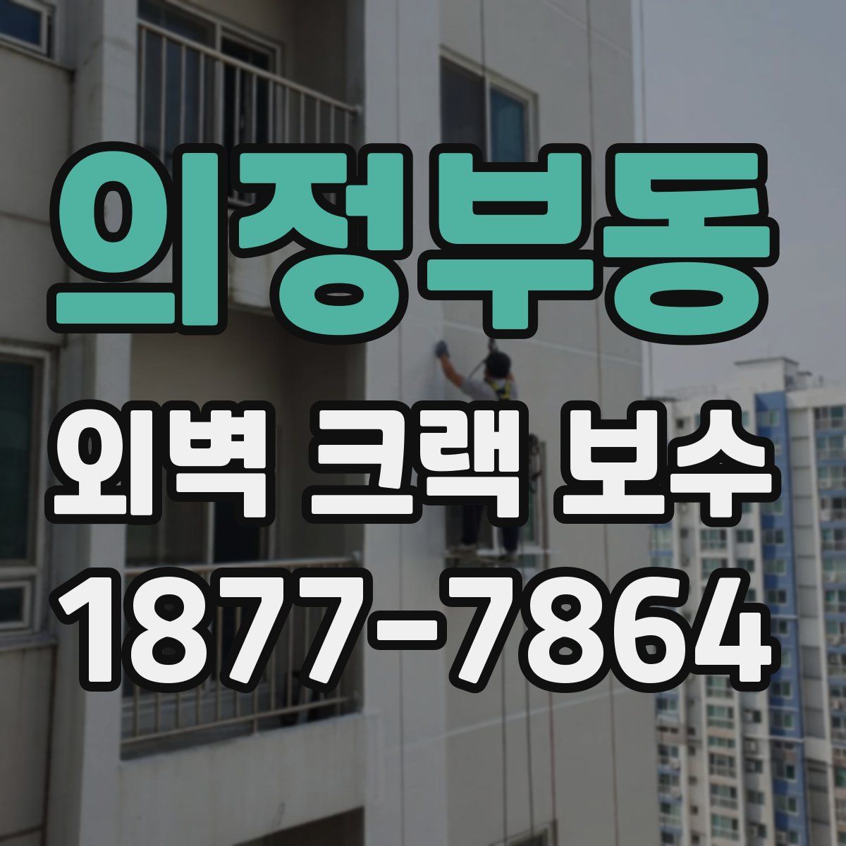 의정부동 외벽 크랙 보수