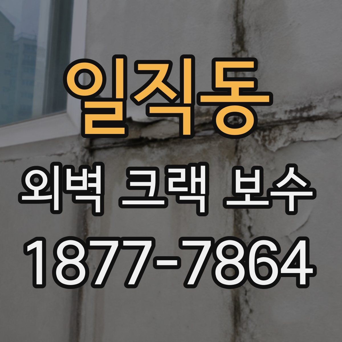 일직동 외벽 크랙 보수 전 비가 오는 날 체크할 점