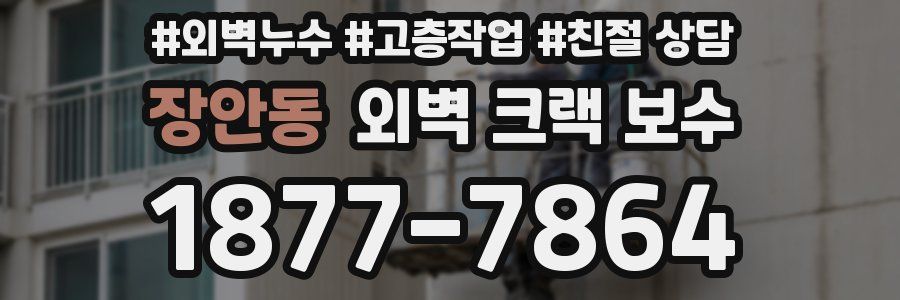 장안동 외벽 크랙 보수