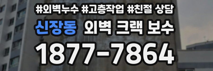 신장동 외벽 크랙 보수