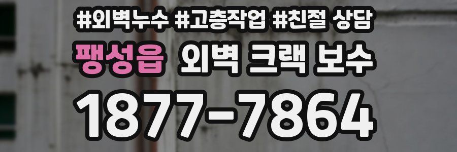 팽성읍 외벽 크랙 보수