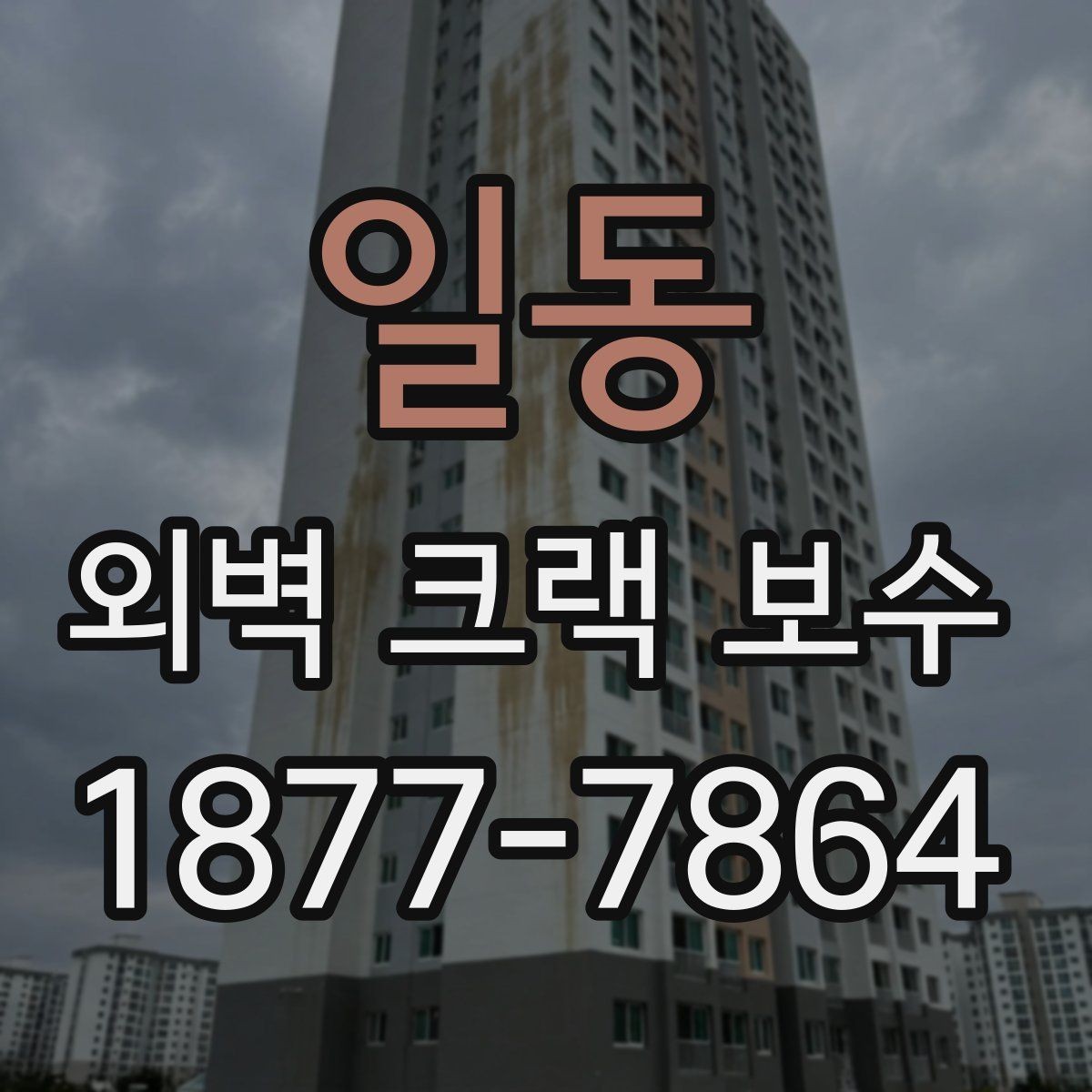 일동 외벽 크랙 보수 시공 전 사진으로 확인하는 문제점