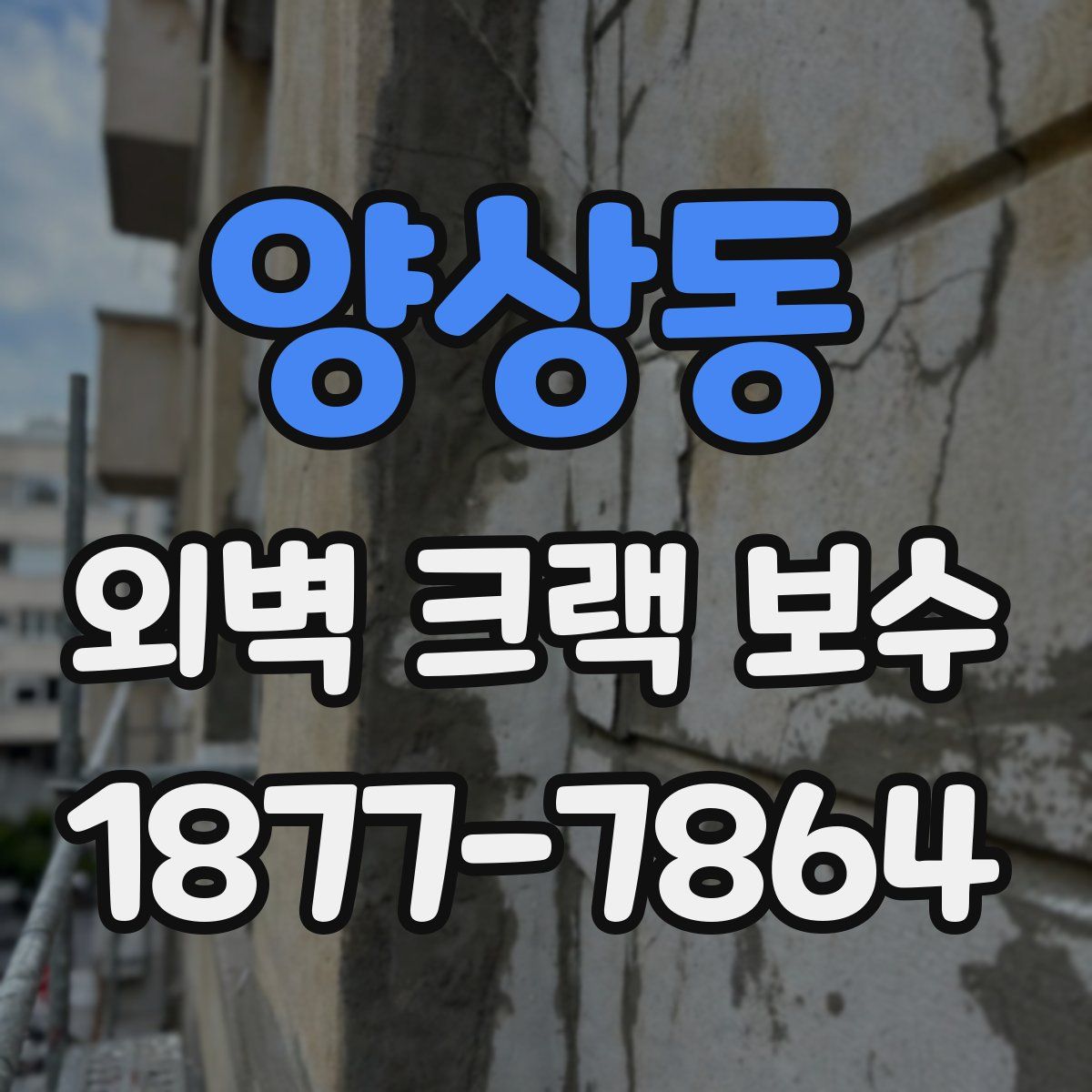 양상동 외벽 크랙 보수