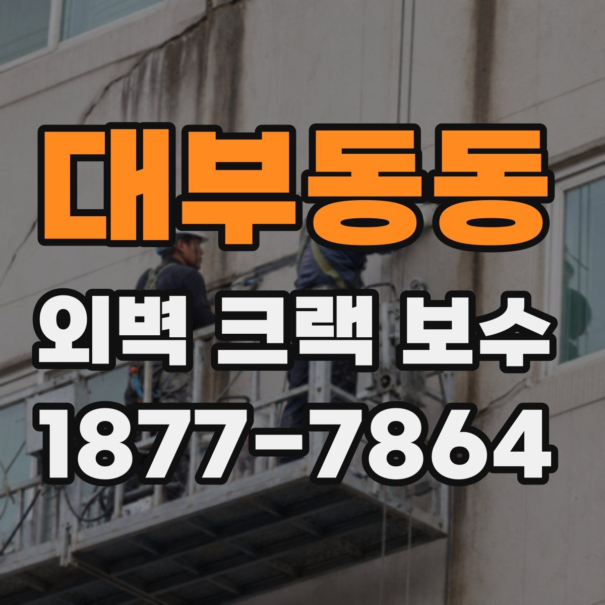 대부동동 외벽 크랙 보수