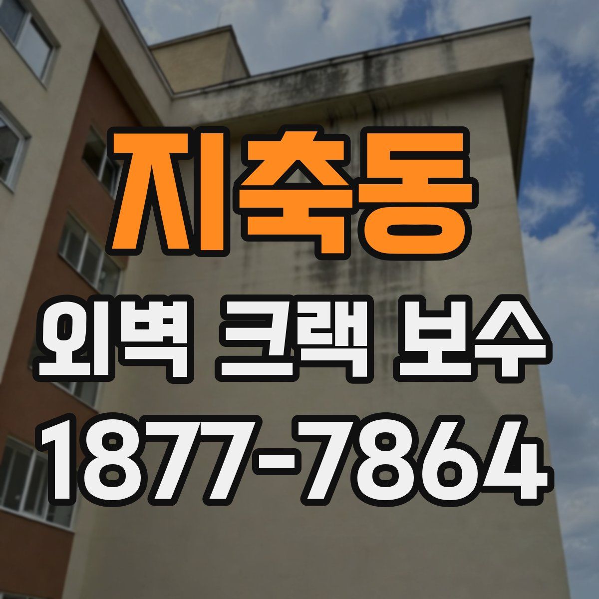 지축동 외벽 크랙 보수