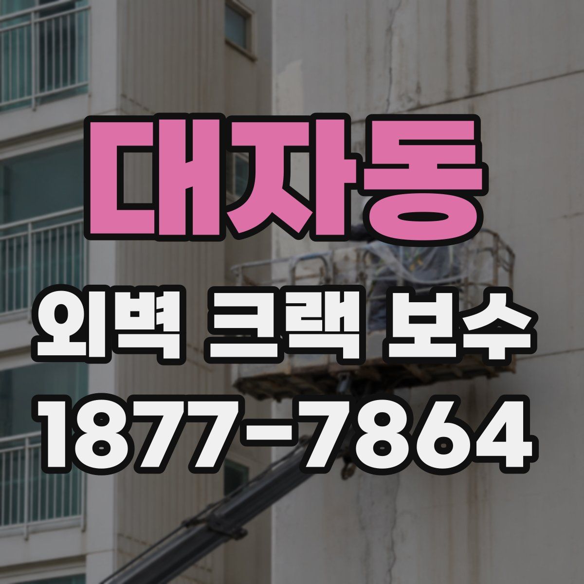 대자동 외벽 크랙 보수