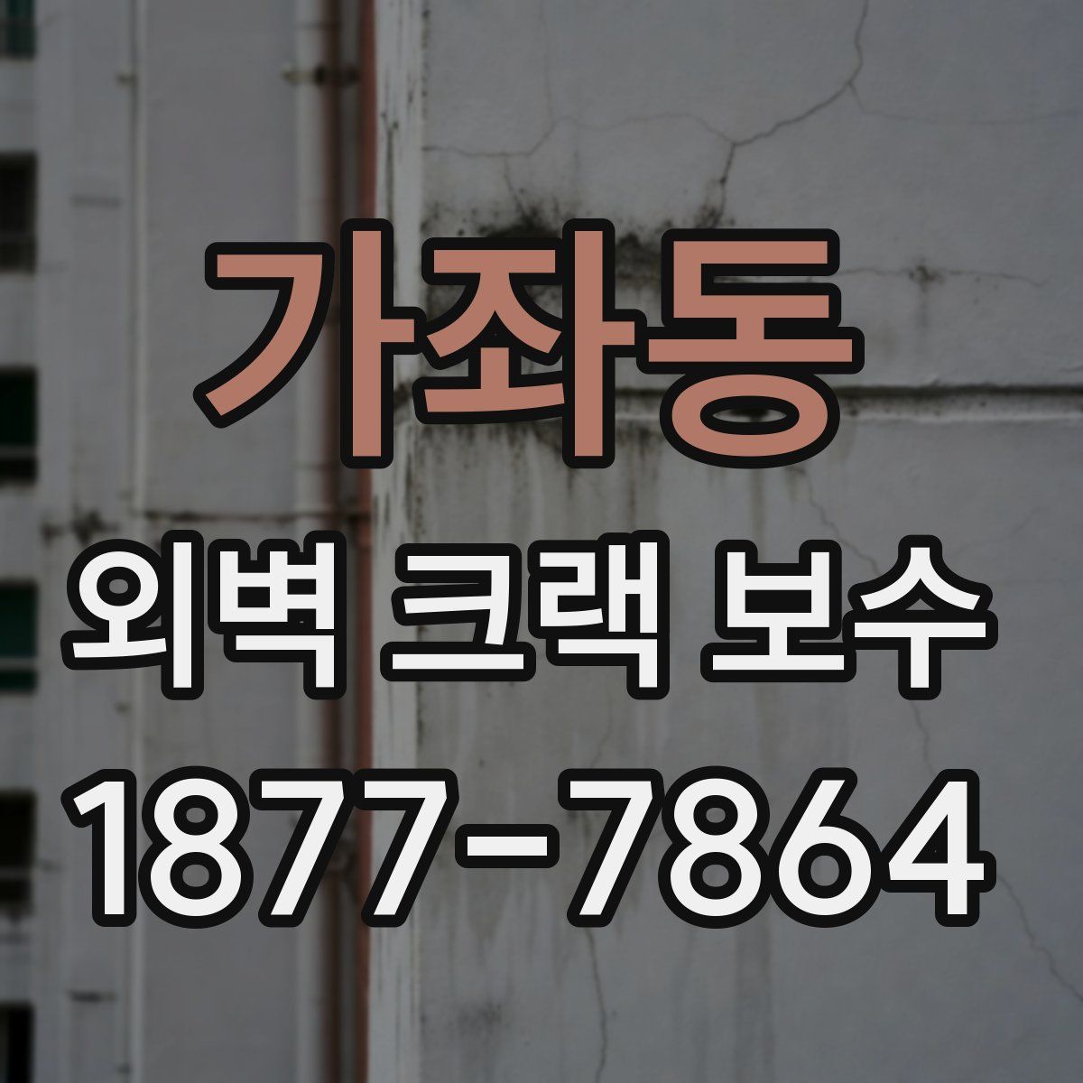 가좌동 외벽 크랙 보수