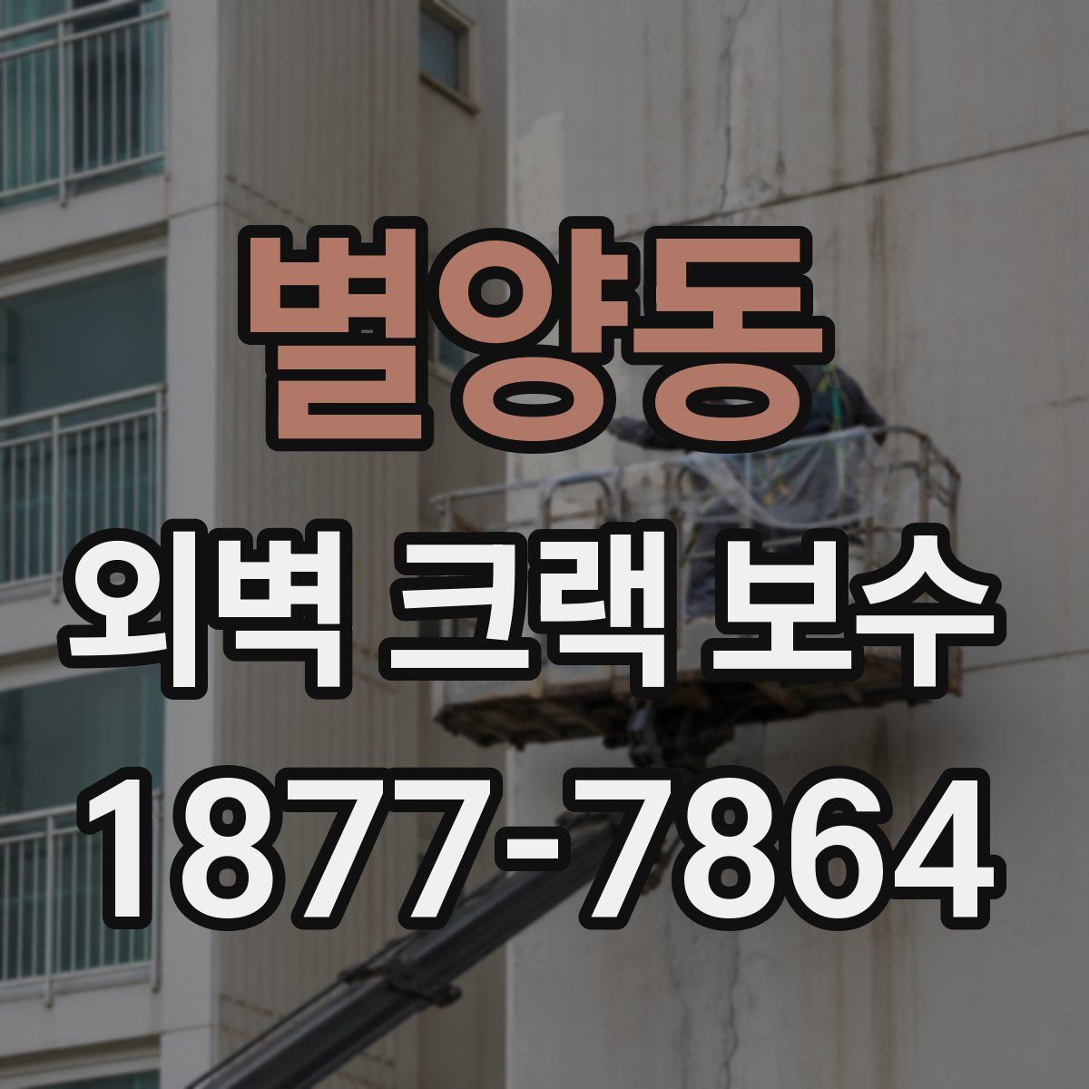 별양동 외벽 크랙 보수