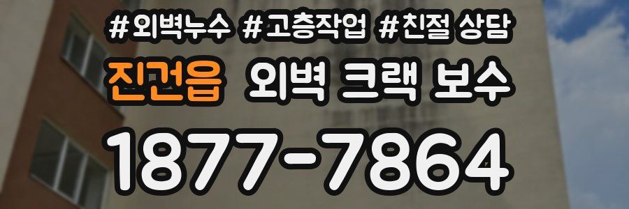 진건읍 외벽 크랙 보수