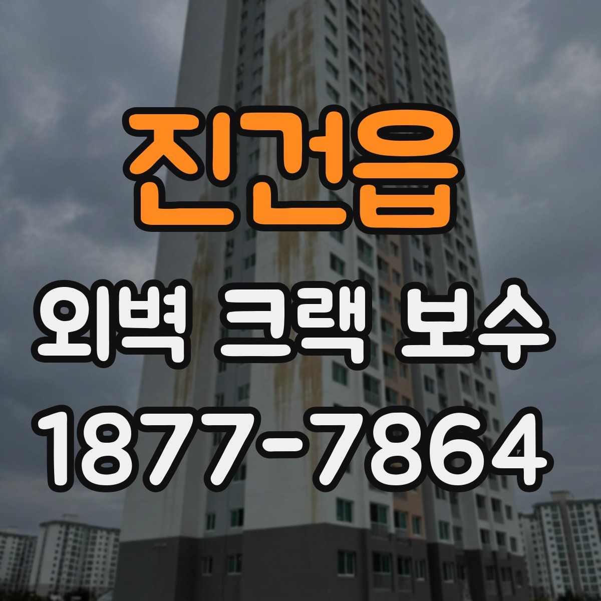 진건읍 외벽 크랙 보수