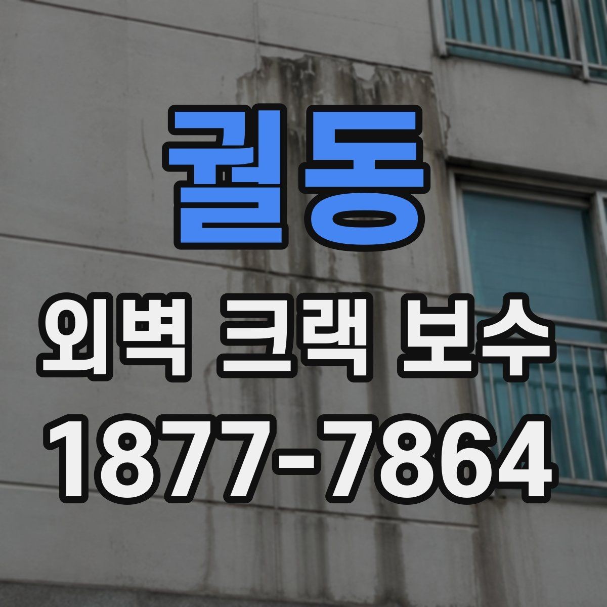 궐동 외벽 크랙 보수 전후 사진으로 비교하는 방법