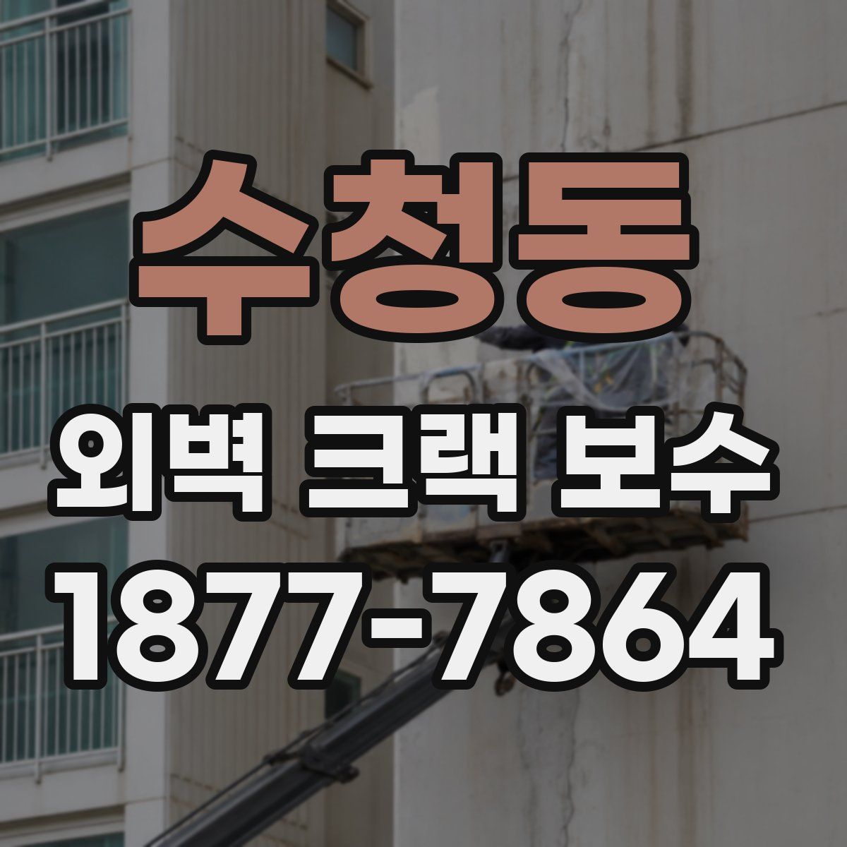 수청동 외벽 크랙 보수