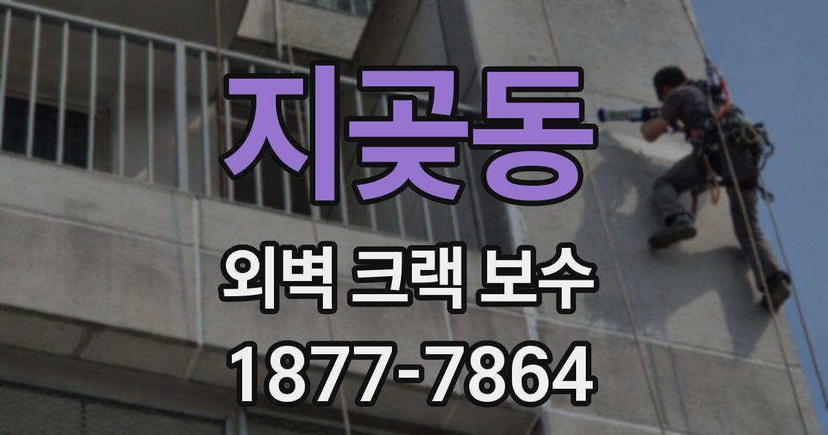 지곶동 외벽 크랙 보수