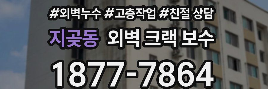 지곶동 외벽 크랙 보수