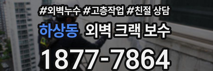하상동 외벽 크랙 보수