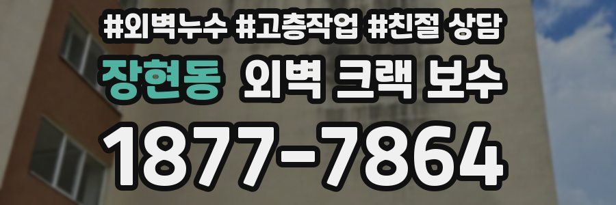 장현동 외벽 크랙 보수