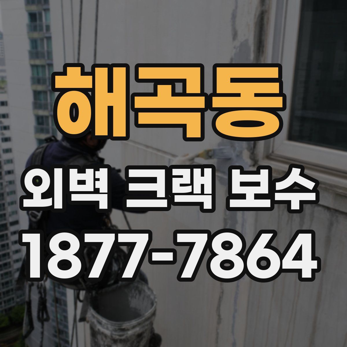 해곡동 외벽 크랙 보수