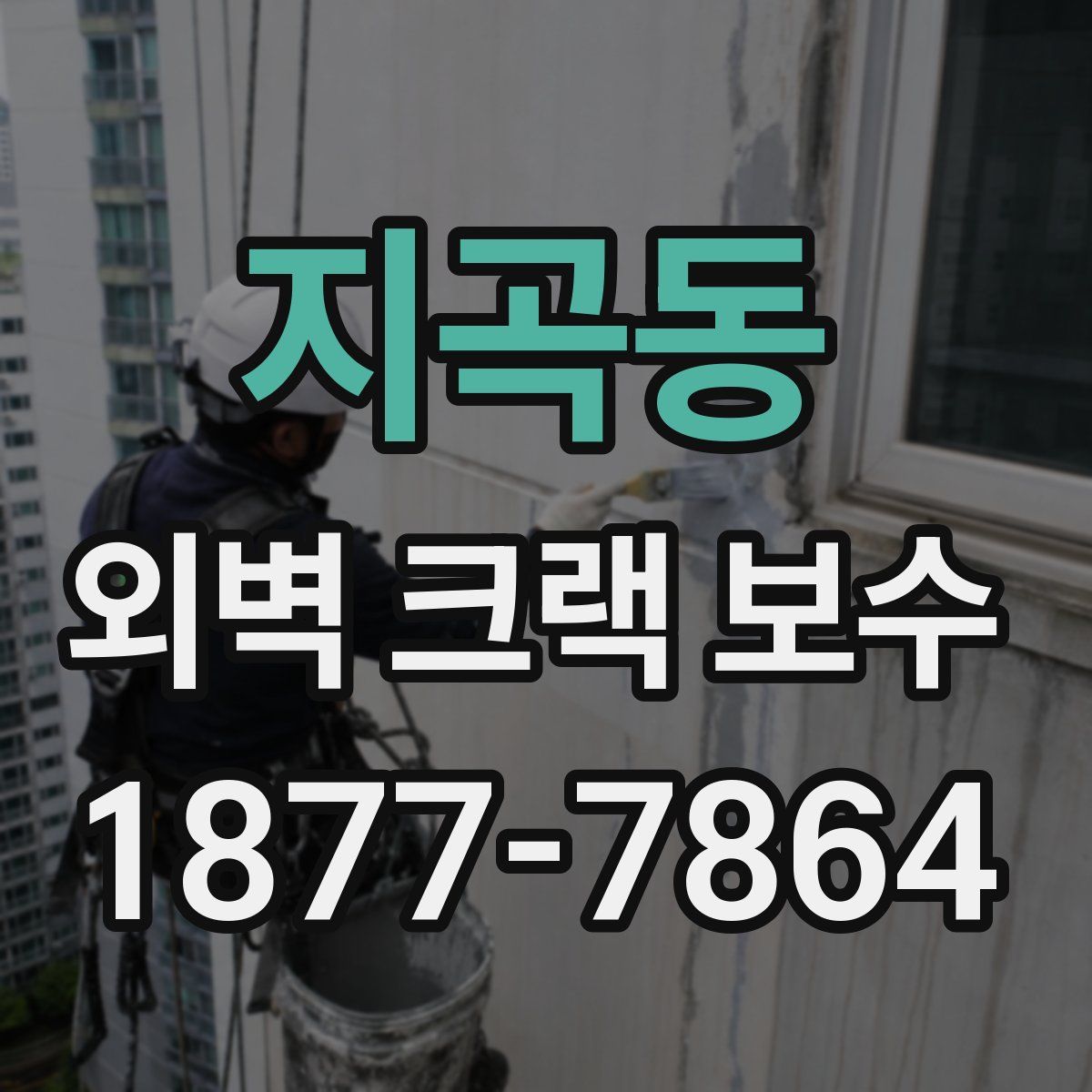 지곡동 외벽 크랙 보수