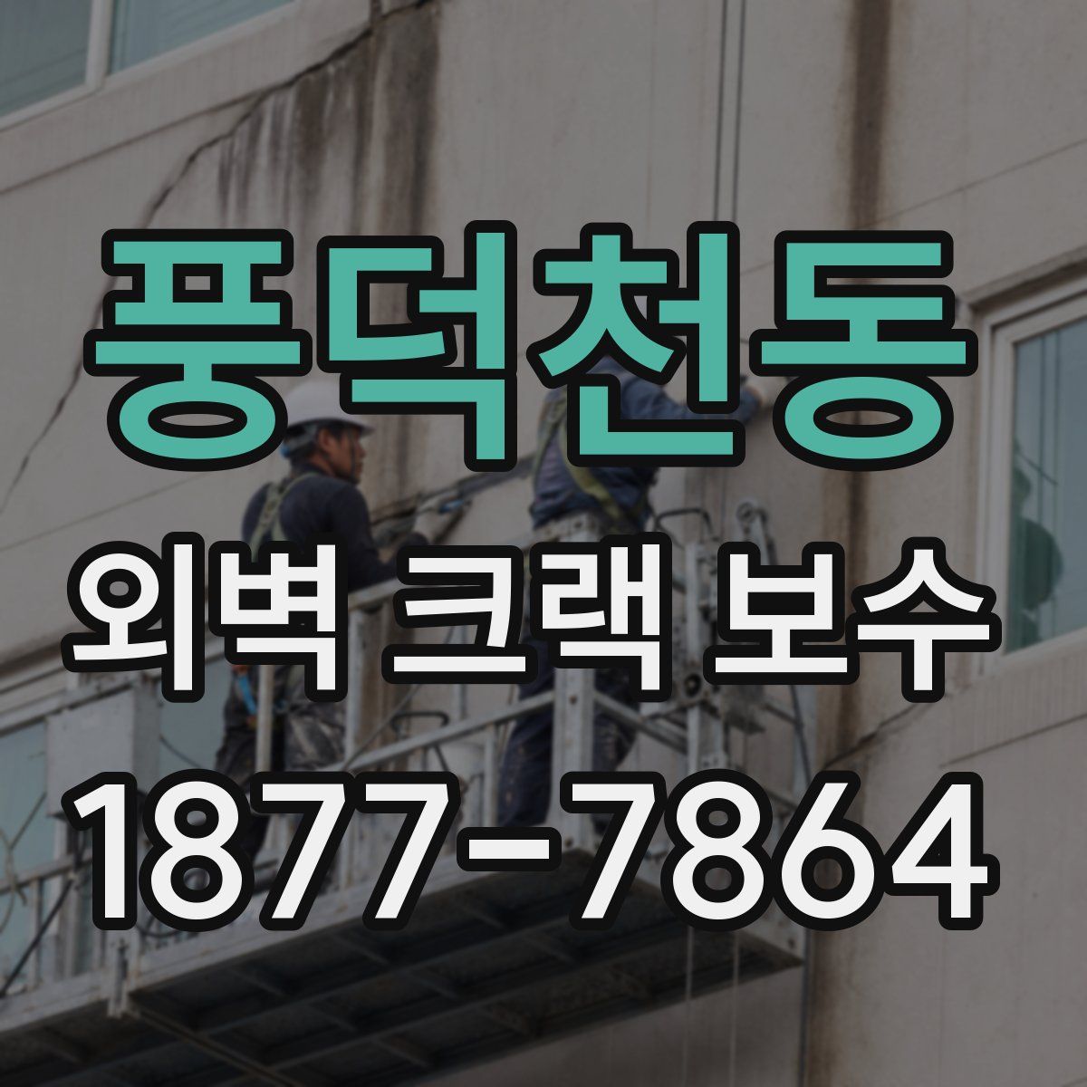 풍덕천동 외벽 크랙 보수