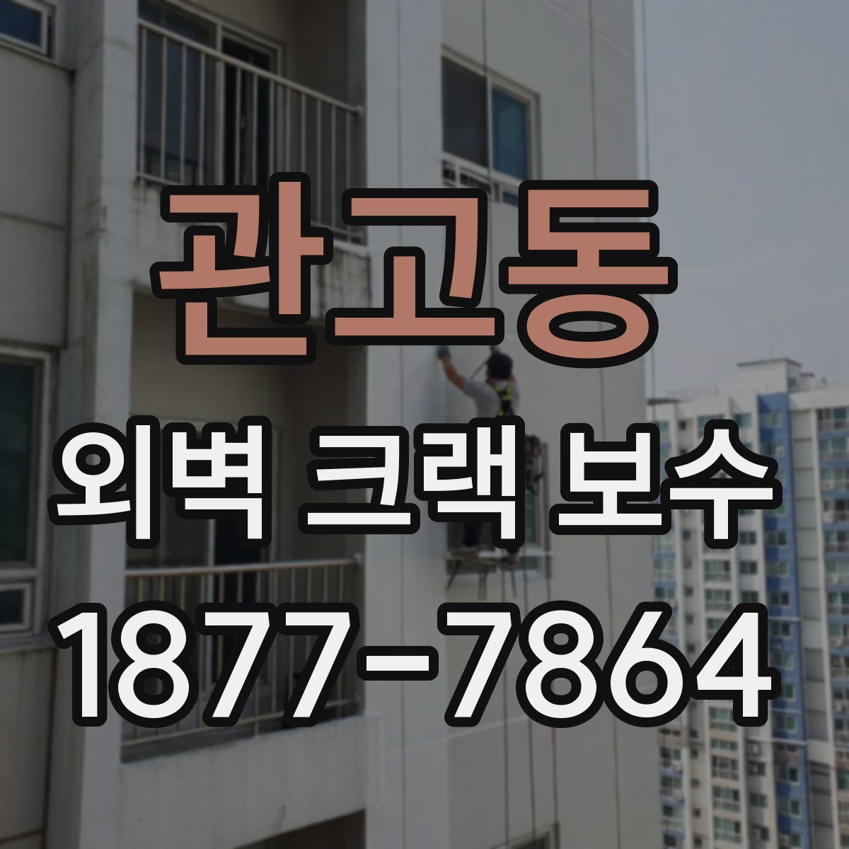 관고동 외벽 크랙 보수