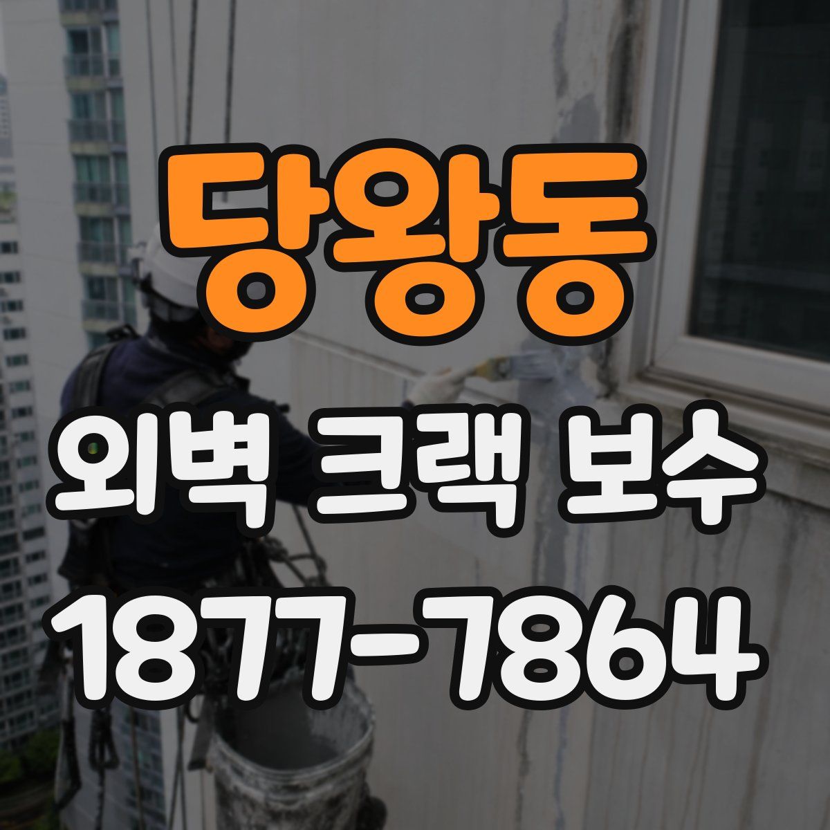 당왕동 외벽 크랙 보수