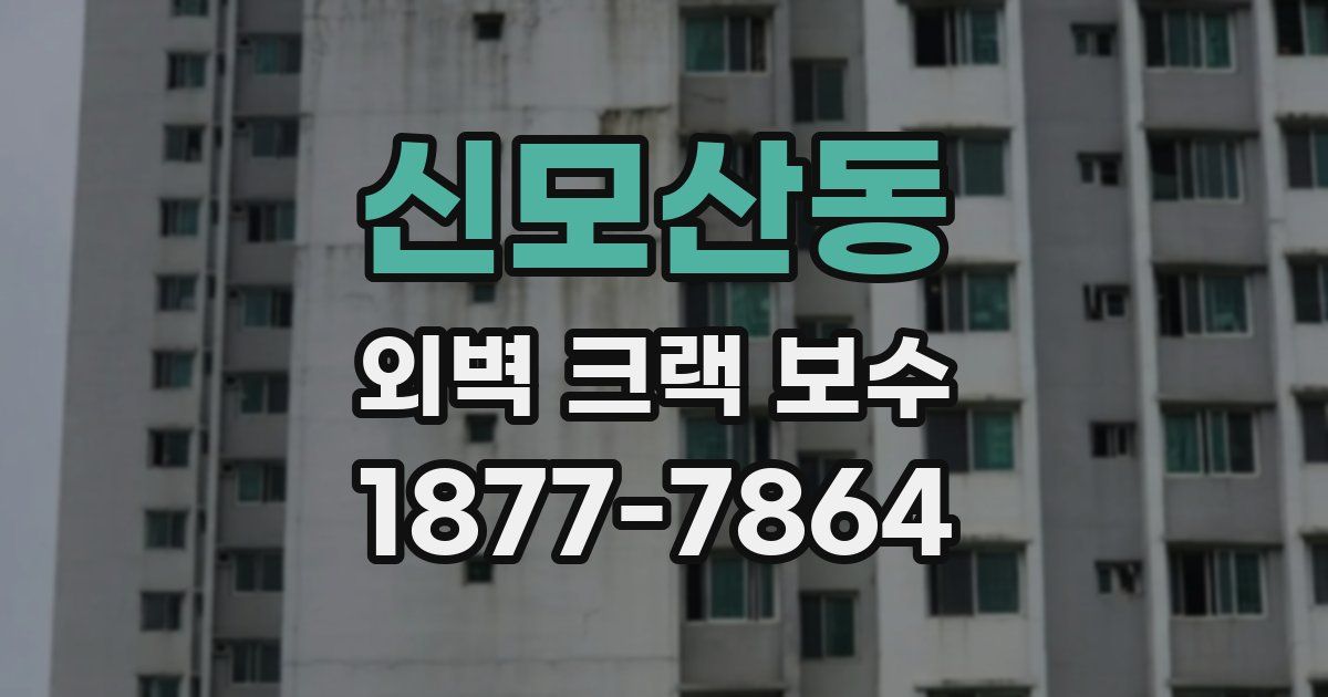 신모산동 외벽 크랙 보수