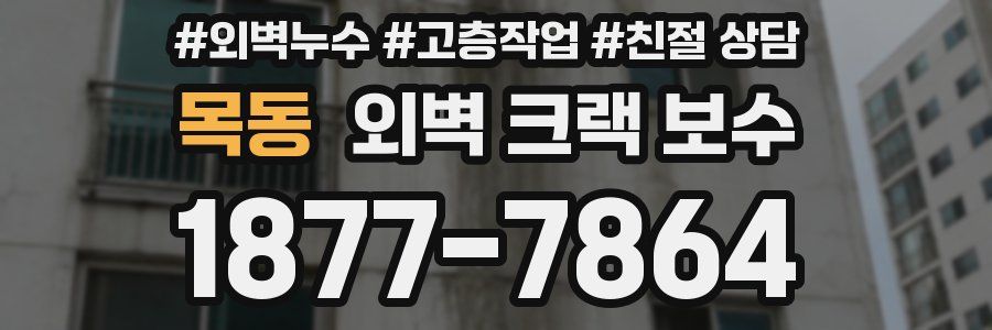 목동 외벽 크랙 보수