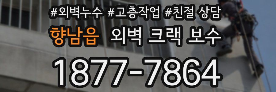 향남읍 외벽 크랙 보수
